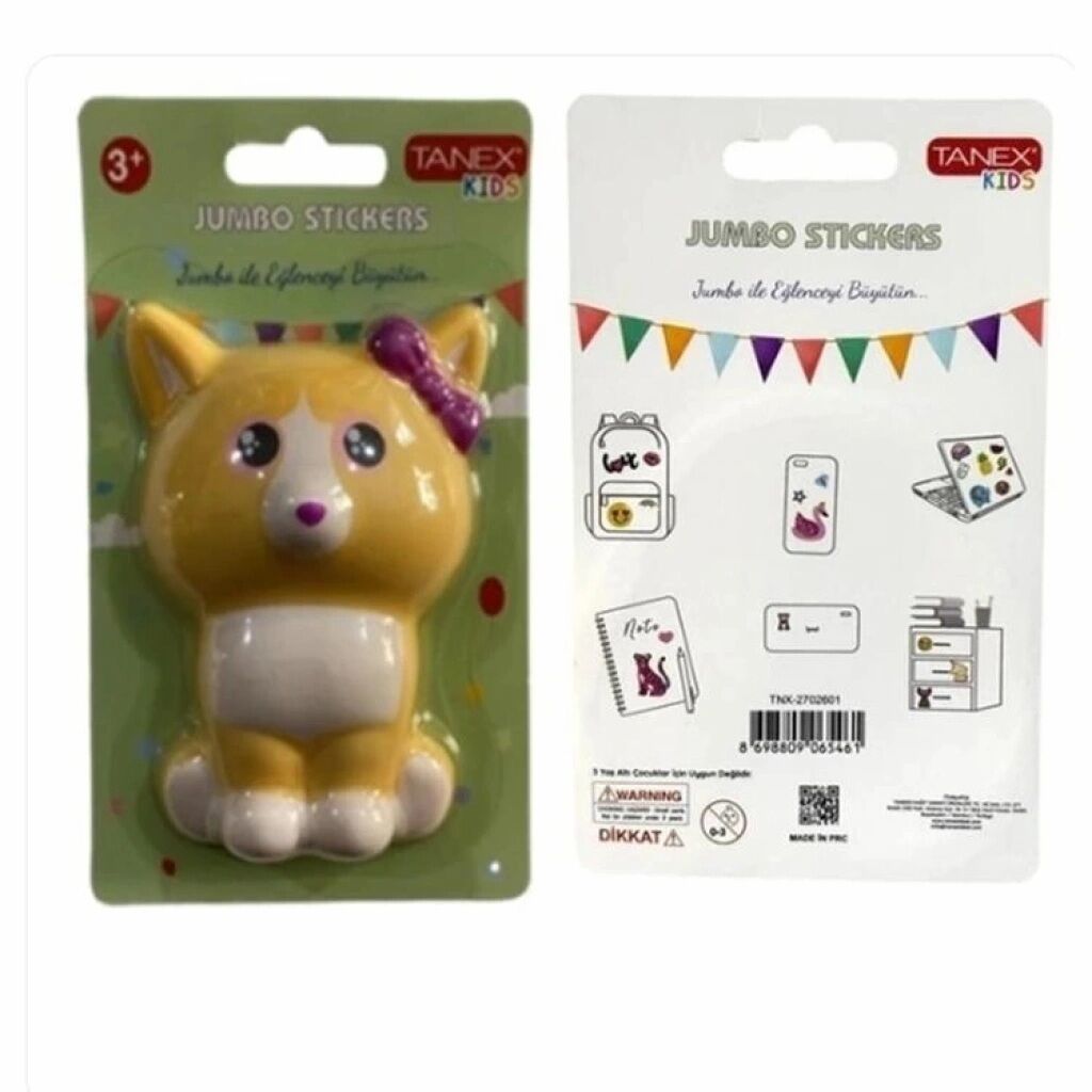 Tanex Tnx-27009 Jumbo Sarı Kedi Çıkartma