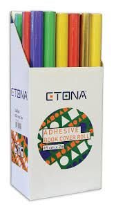 Etona Asetat Renkli Rulo Yapışkanlı Karışık 45x2 Mt Etn-930