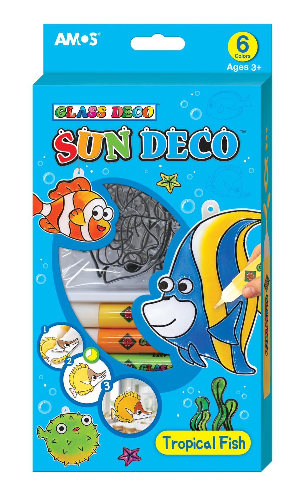 Amos Cam Boyama Seti Sun Deco Tropıkal B. Sd10P6-T