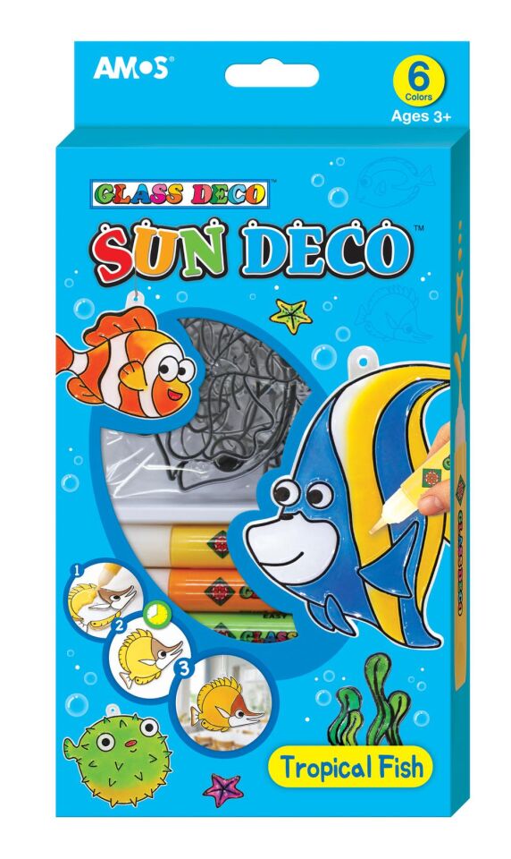 Amos Cam Boyama Seti Sun Deco Tropıkal B. Sd10P6-T