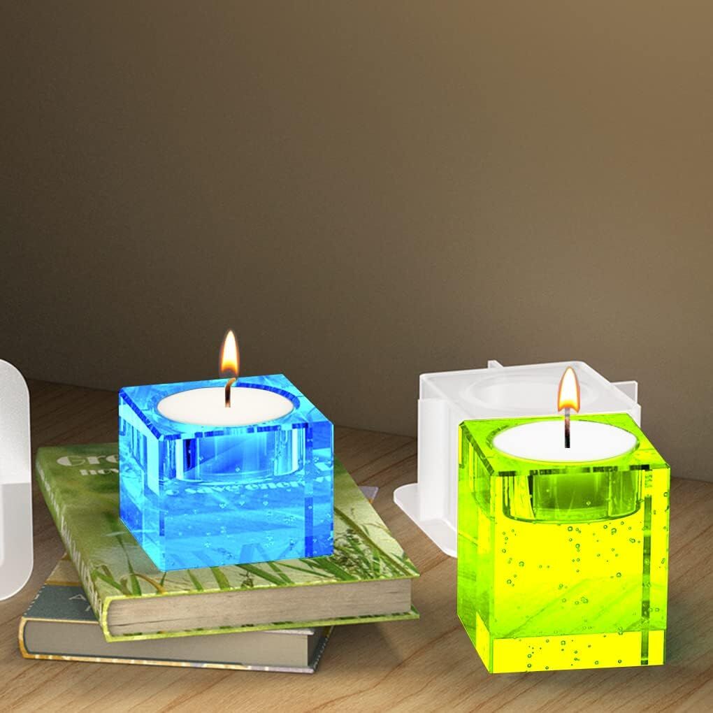 Kmy Kare Tealight Mum Kalıbı Epoksi Reçine Kalıbı Epk-781