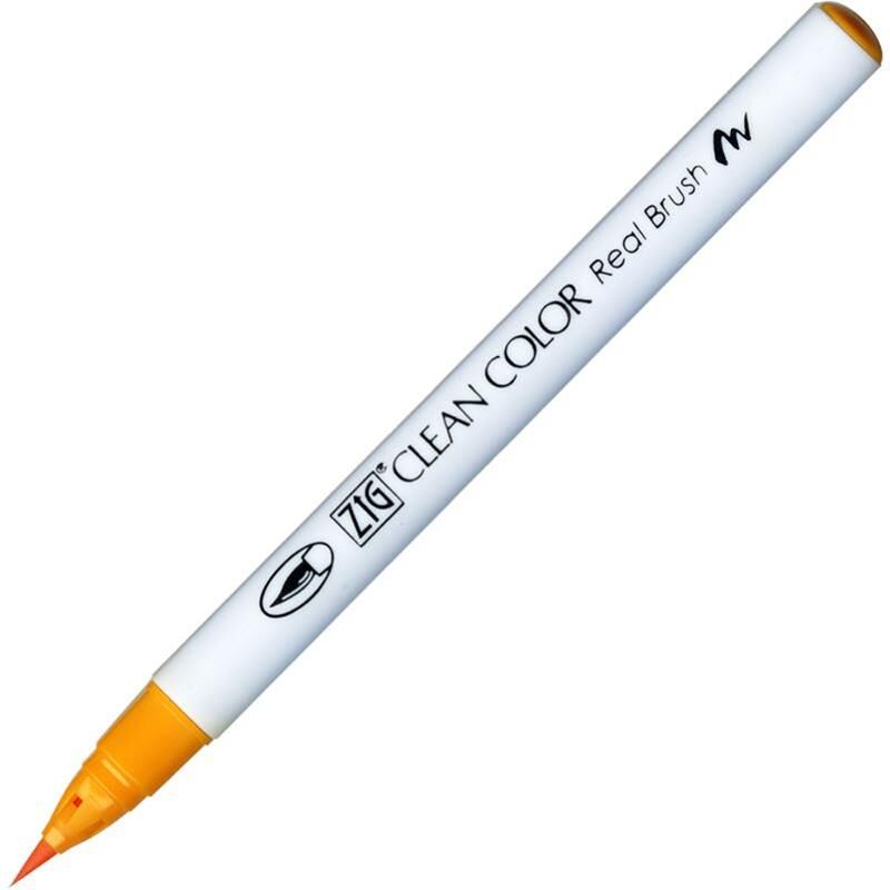 Zig Clean Color Real Brush Rb-6000At 052 Brıght Yellow