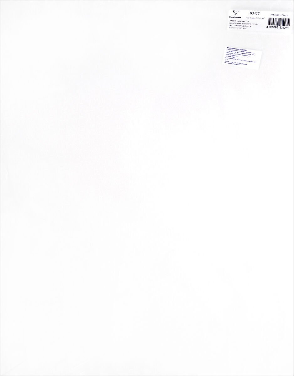 Clairefontaine Fontaıne 50X70 Cm 535 Gr Kalın Dokulu Suluboya Kağıdı