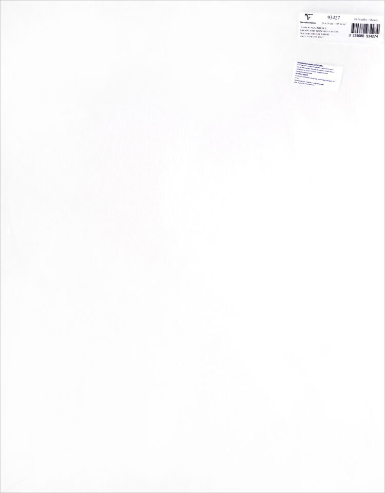 Clairefontaine Fontaıne 50X70 Cm 535 Gr Kalın Dokulu Suluboya Kağıdı