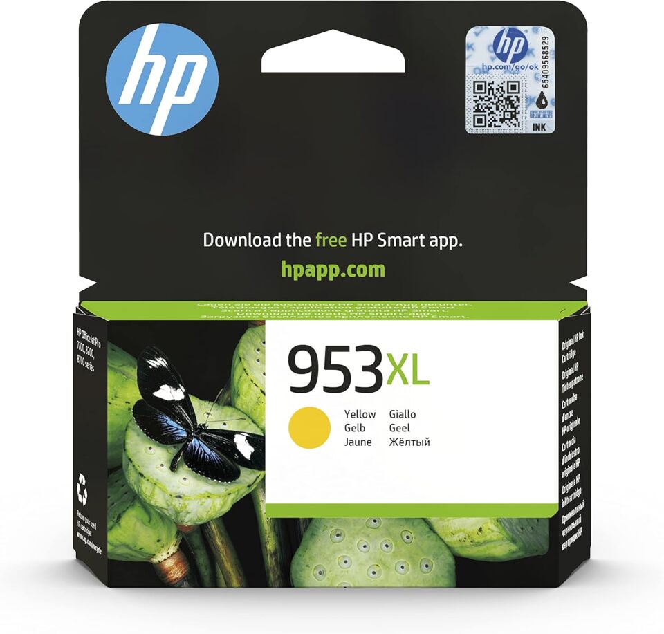 Hp 953Xl Sarı Yüksek Kapasiteli Kartuş