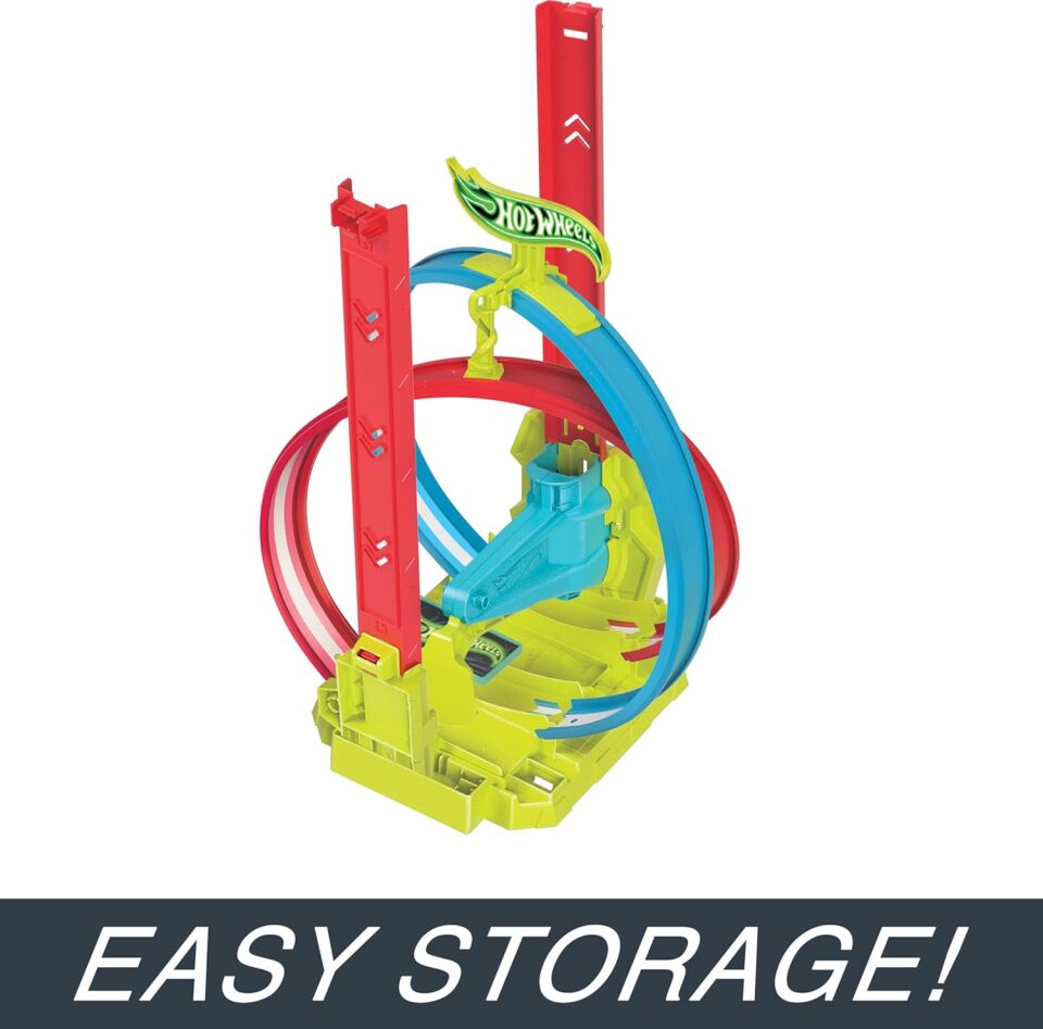 Mattel Neon Yarışlar Çifte Çemberde Yarış Seti