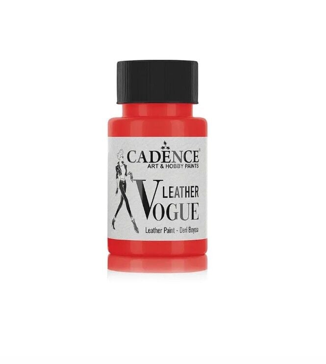 Cadence Leather Vogue Deri Boyası Lv-04 Kırmızı 50 Ml