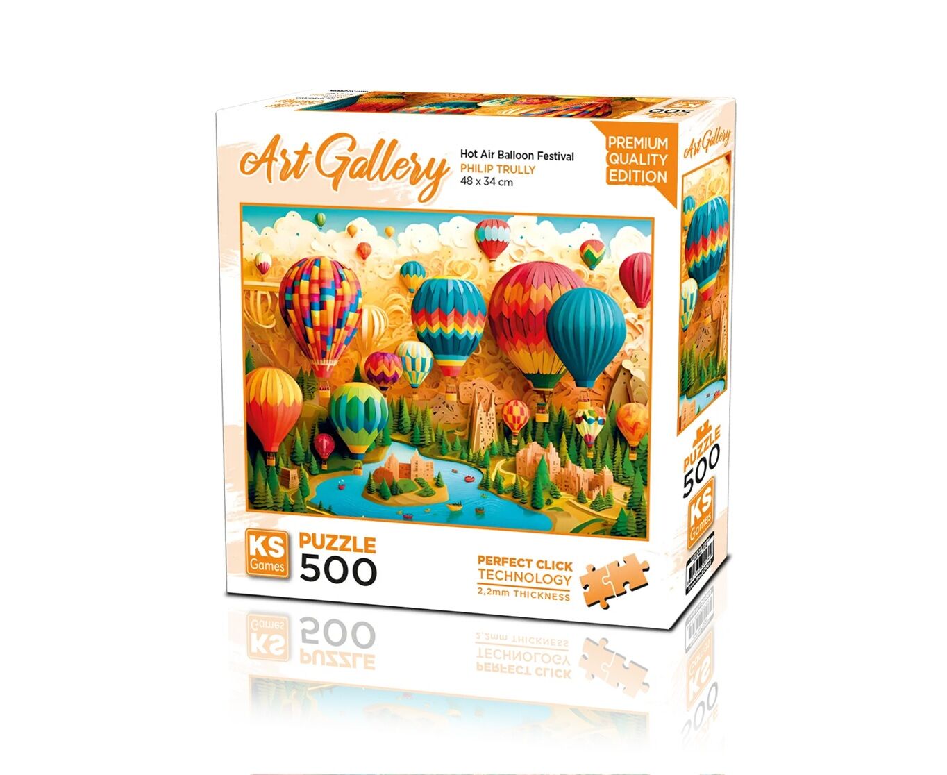 Ks Games Puzzle 500 Hot Air Balloon Festival