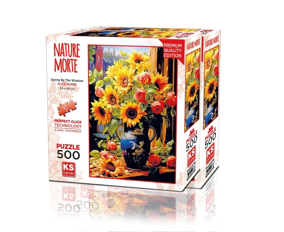 Ks Games Puzzle 500 Spring By The Window