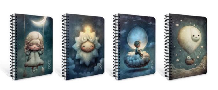 Gıpta 409-Rsk Stars 17x24 Günlük Ajanda