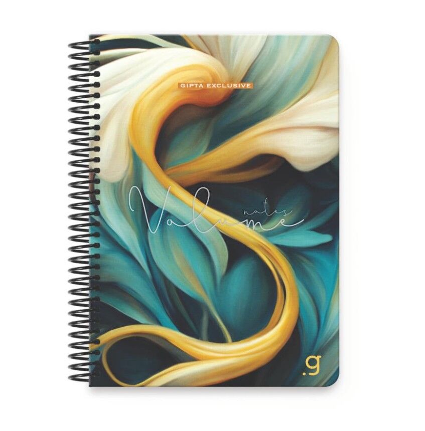 Gıpta Volume Spiralli Sert Kapak Defter 17x24 100 Yaprak Kareli