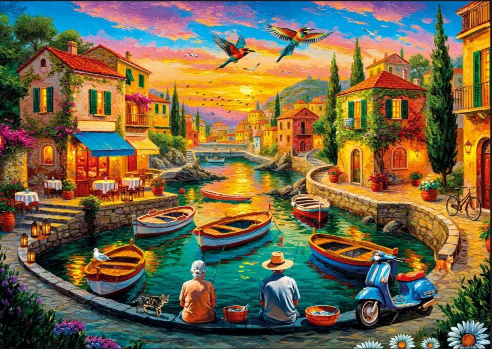 Ks Games Puzzle 500 The Silent Tale Of Fishermen