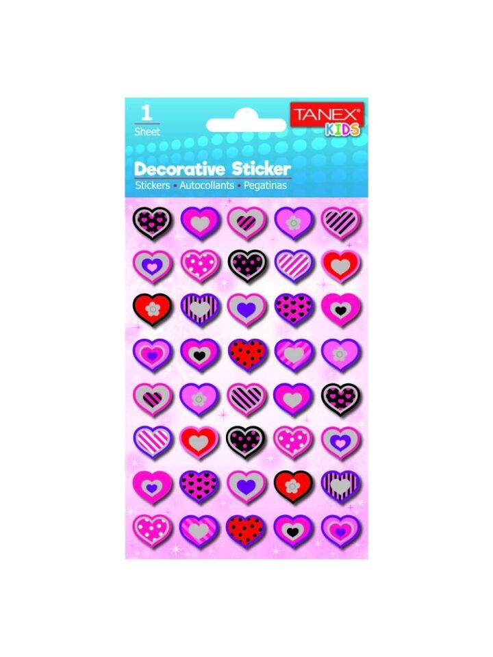 Tanex Tnx-25001 Kalp Serisi Etiketi