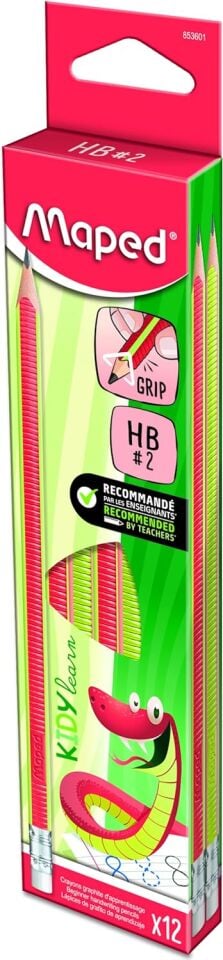 Maped Black Peps Kindylearn Silgili Kurşun Kalem