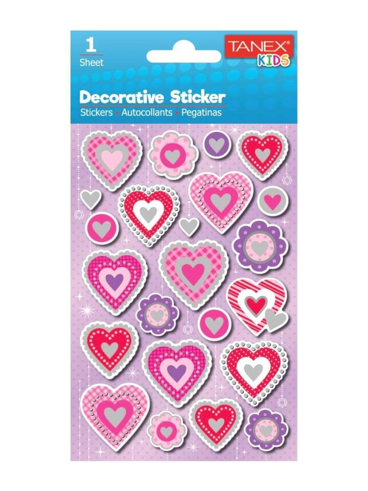 Tanex Tnx-25002 Kalp Serisi Etiketi