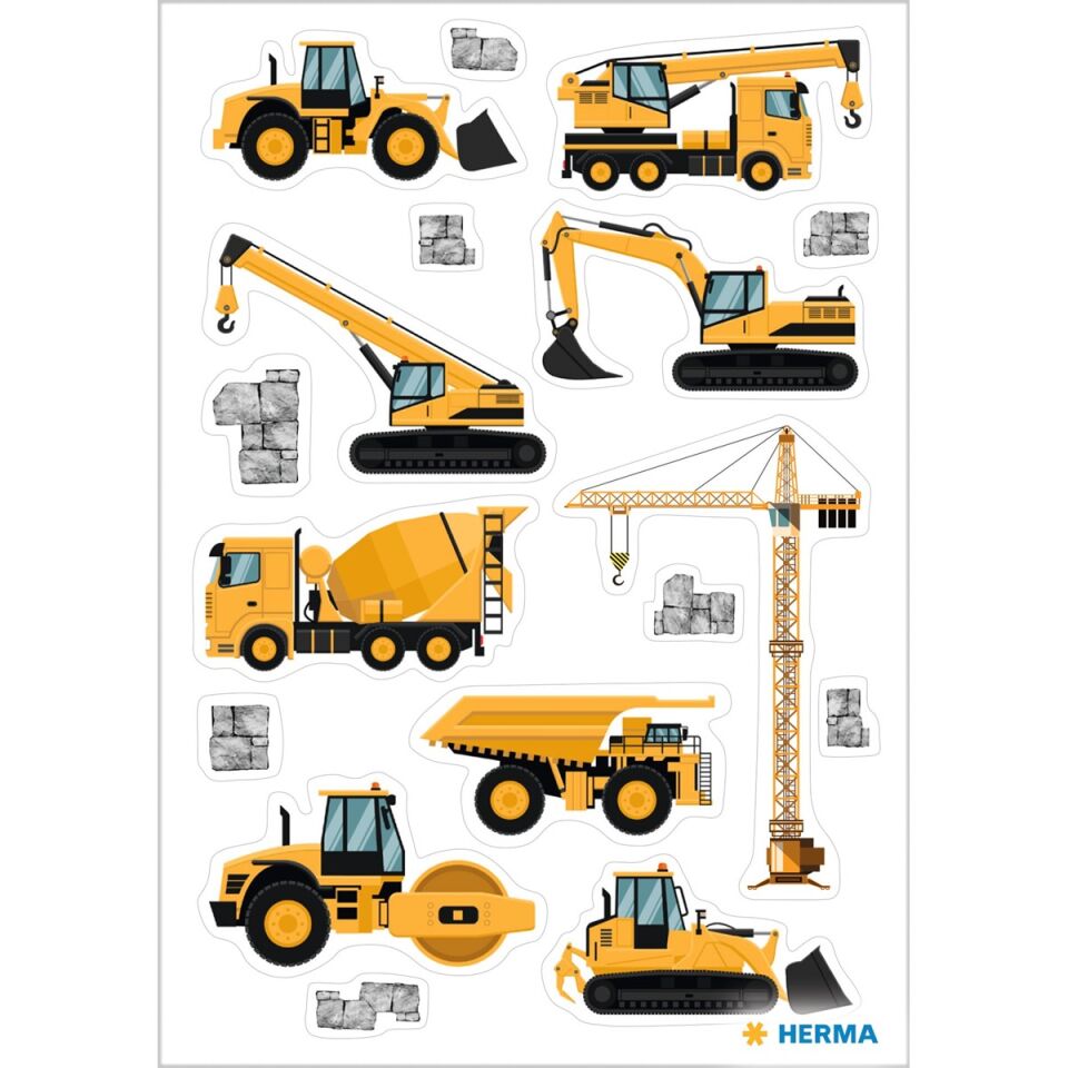 Herma Magic Etiket İnşaat Araçlar