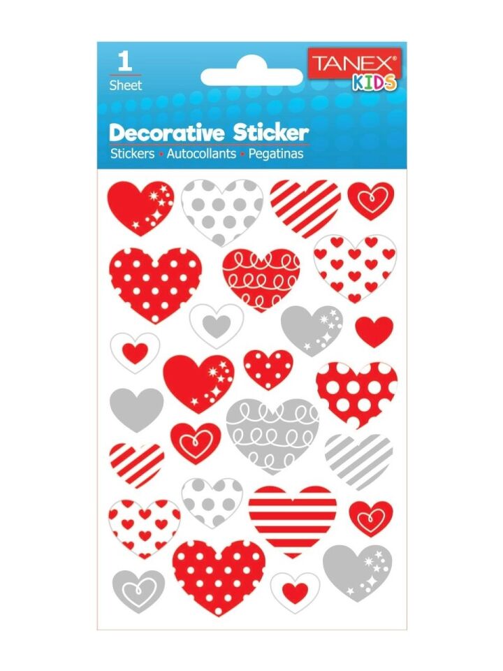 Tanex Tnx-25003 Kalp Serisi Etiketi