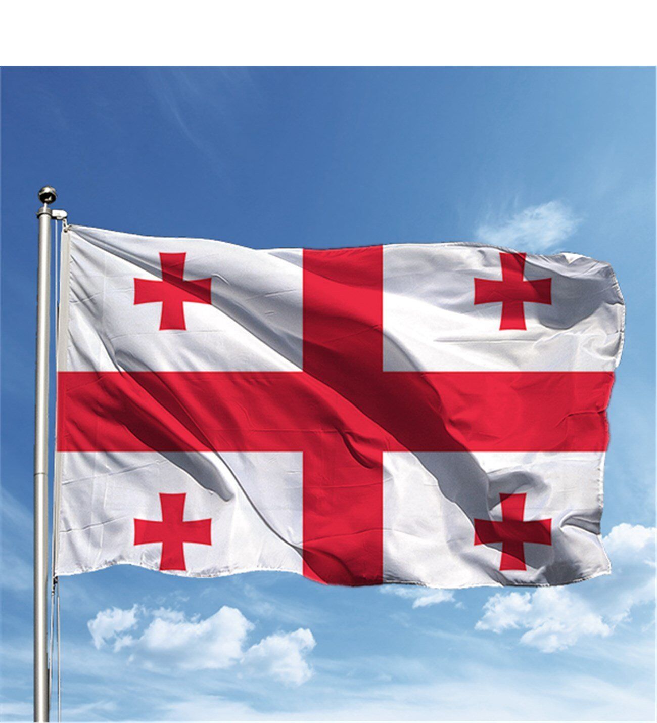 Buket 100x150 Cm Gürcistan Bayrağı