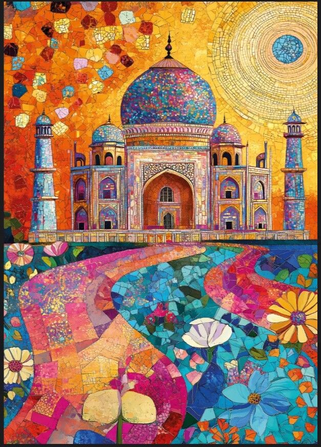Ks Games Puzzle 500 Mosaic Taj