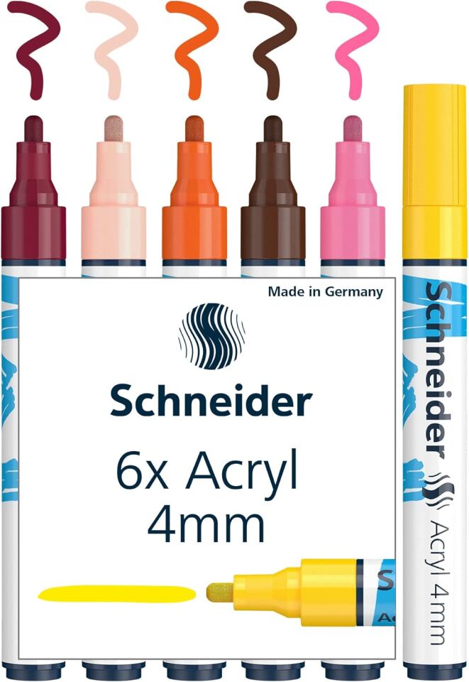 Schneider 320 Akrilik Marker 4 Mm Set 3