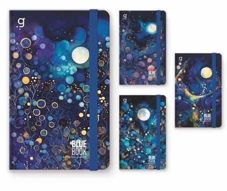 Gıpta Blue Book İp Dikişli Sert Kapak Defter 13x21 96 Yaprak Çizgili