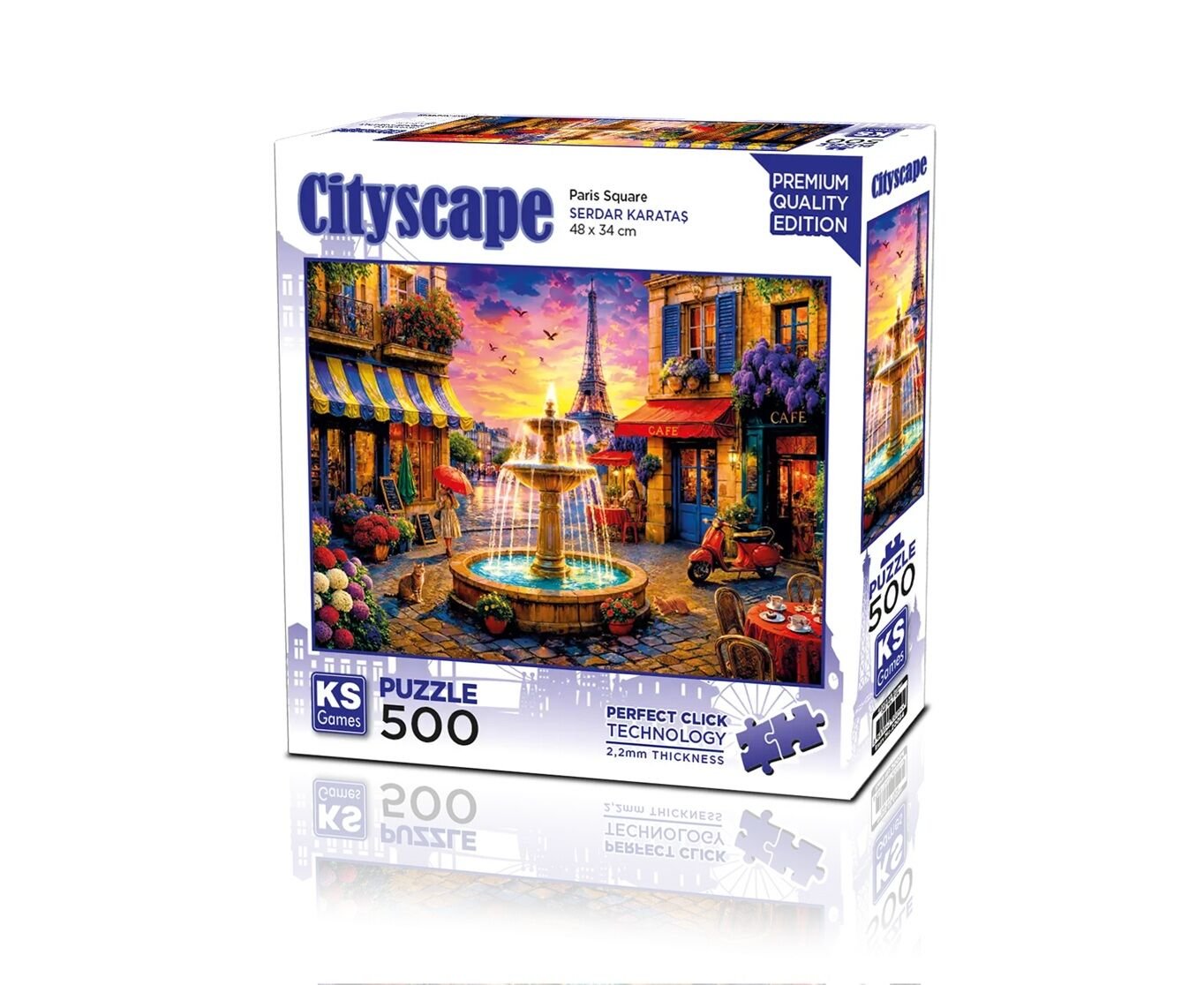 Ks Games Puzzle 500 Paris Square