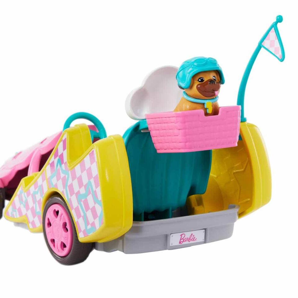 Barbie Stacie Go-Kart Yapıyor Oyun Seti