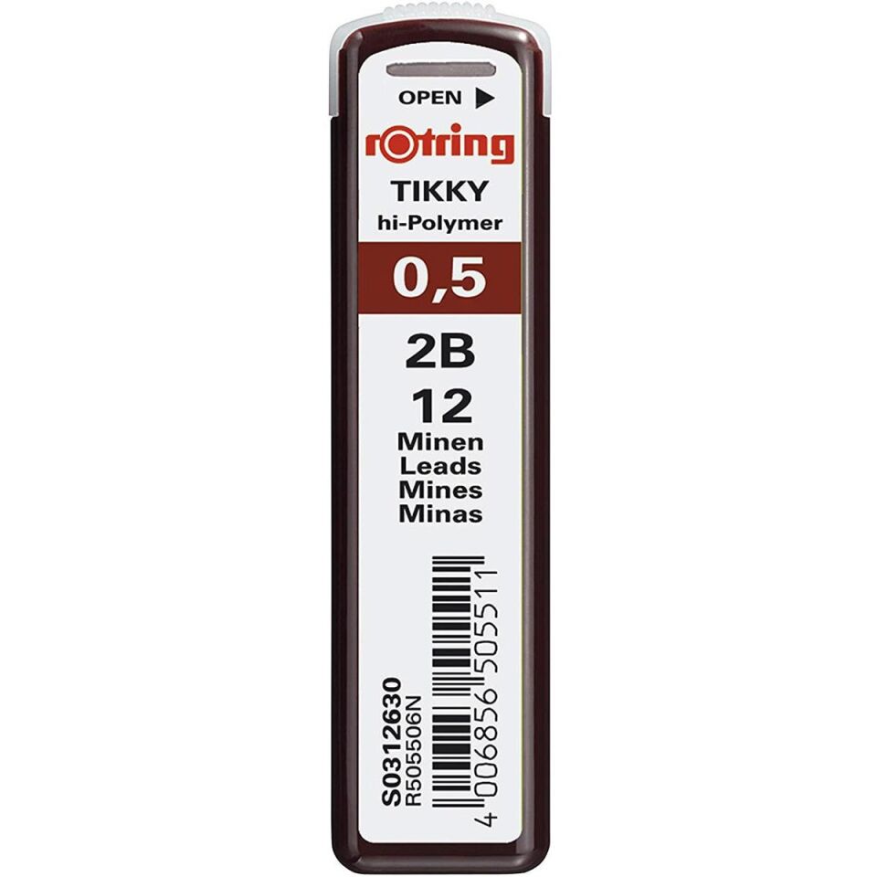 Rotring Tikky Min Silgi 3 Lü Okul Seti 0.5 Kırmızı