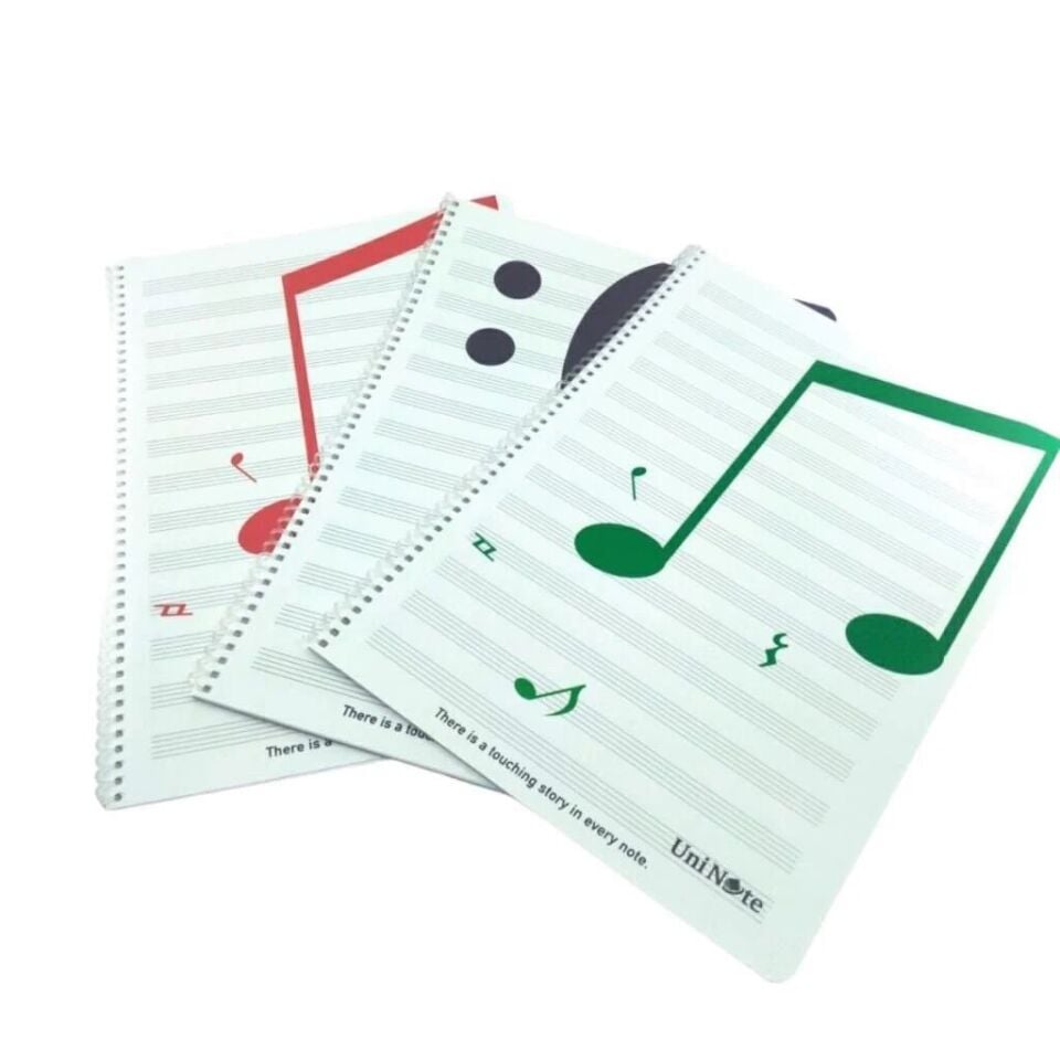 Çınar A4 Spirali Müzük Defteri Pp Kapak 30 Yaprak