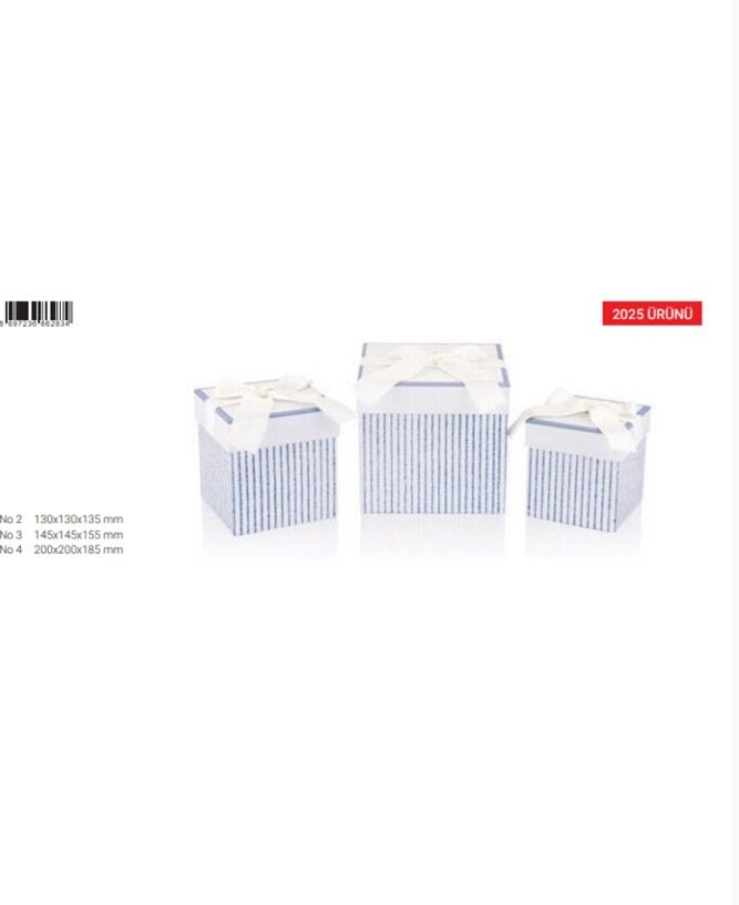 Gıpta İndigo Dik Boy Kutu No 03