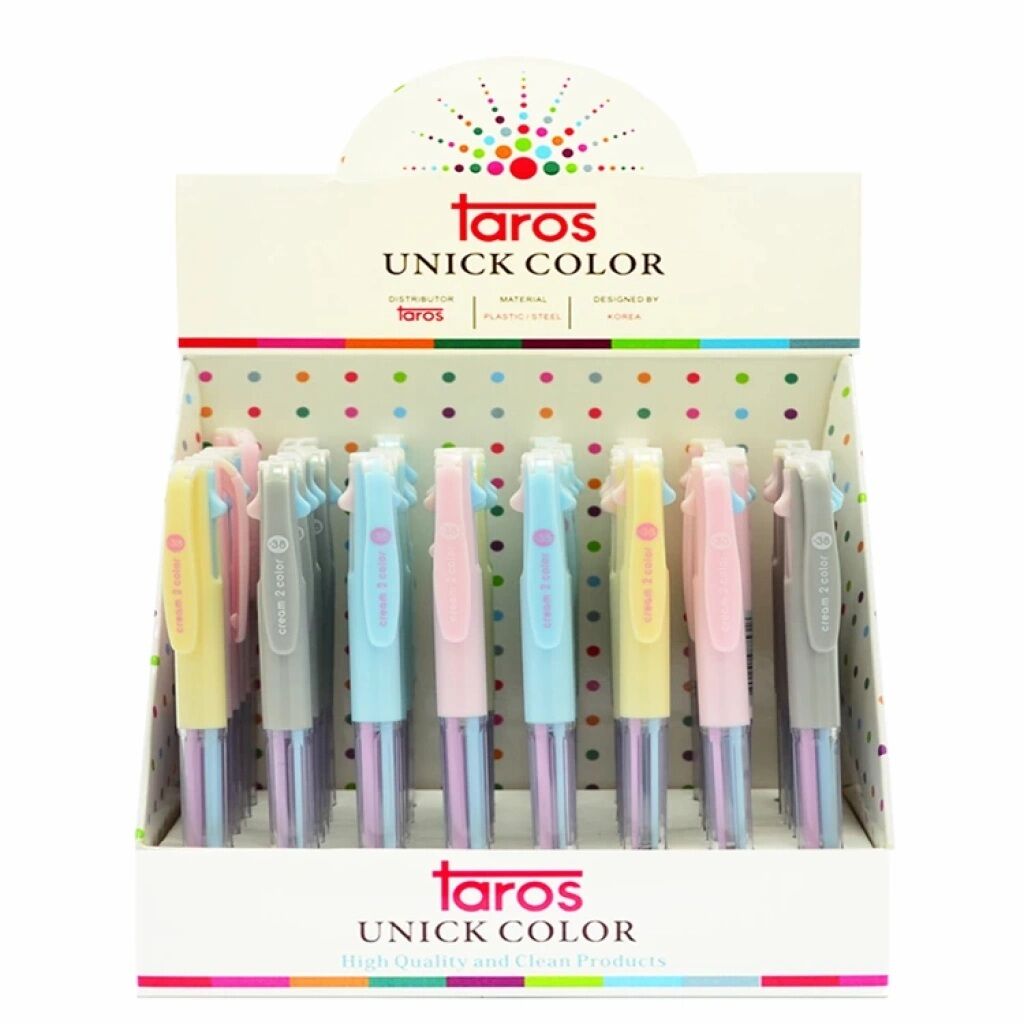 Taros Unick Color Cream Renk Tükenmez Kalem
