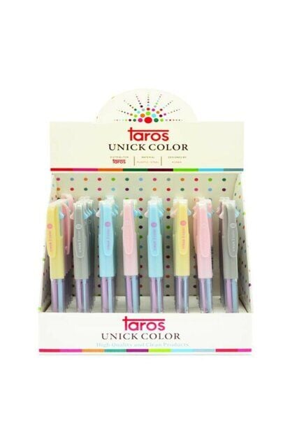 Taros Unick Color Cream Renk Tükenmez Kalem