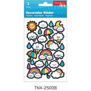 Tanex Tnx-25008 Bulutlar Serisi Etiket