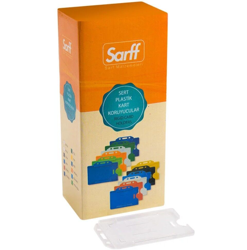 Sarff Kart Koruyucu Dik Şeffaf 50 Li