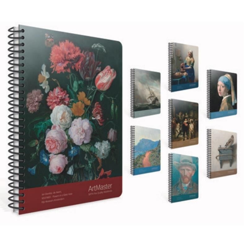 Gıpta Art Master Spiralli Karton Kapak Defter 19X26 100 Yp Kareli