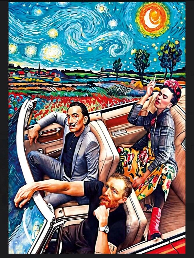 Ks Games Puzzle 1000 Starry Night Of Art