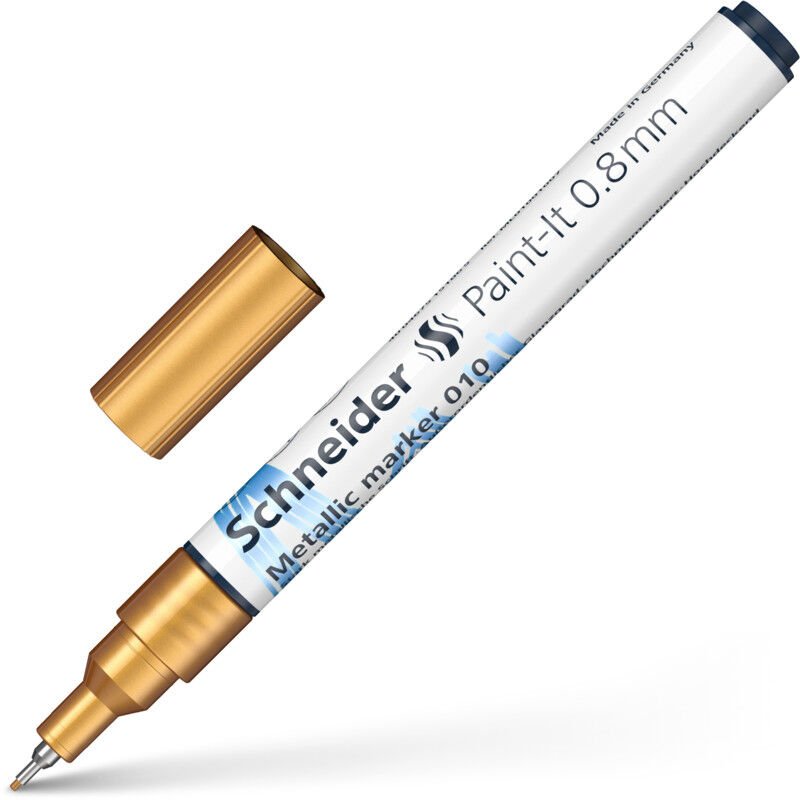 Schneider Metalik Marker 010 0.8 Mm Altın