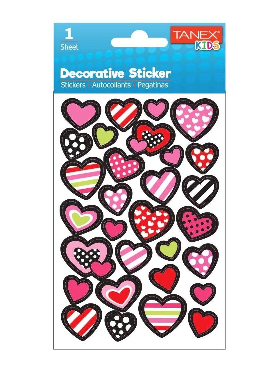 Tanex Tnx-25009 Kalp Serisi Etiketi