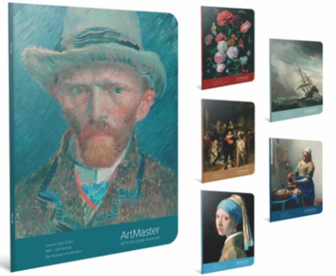 Gıpta Art Master Tel Dikişli Karton Kapak Defter 17X24 60 Yaprak Çizgili