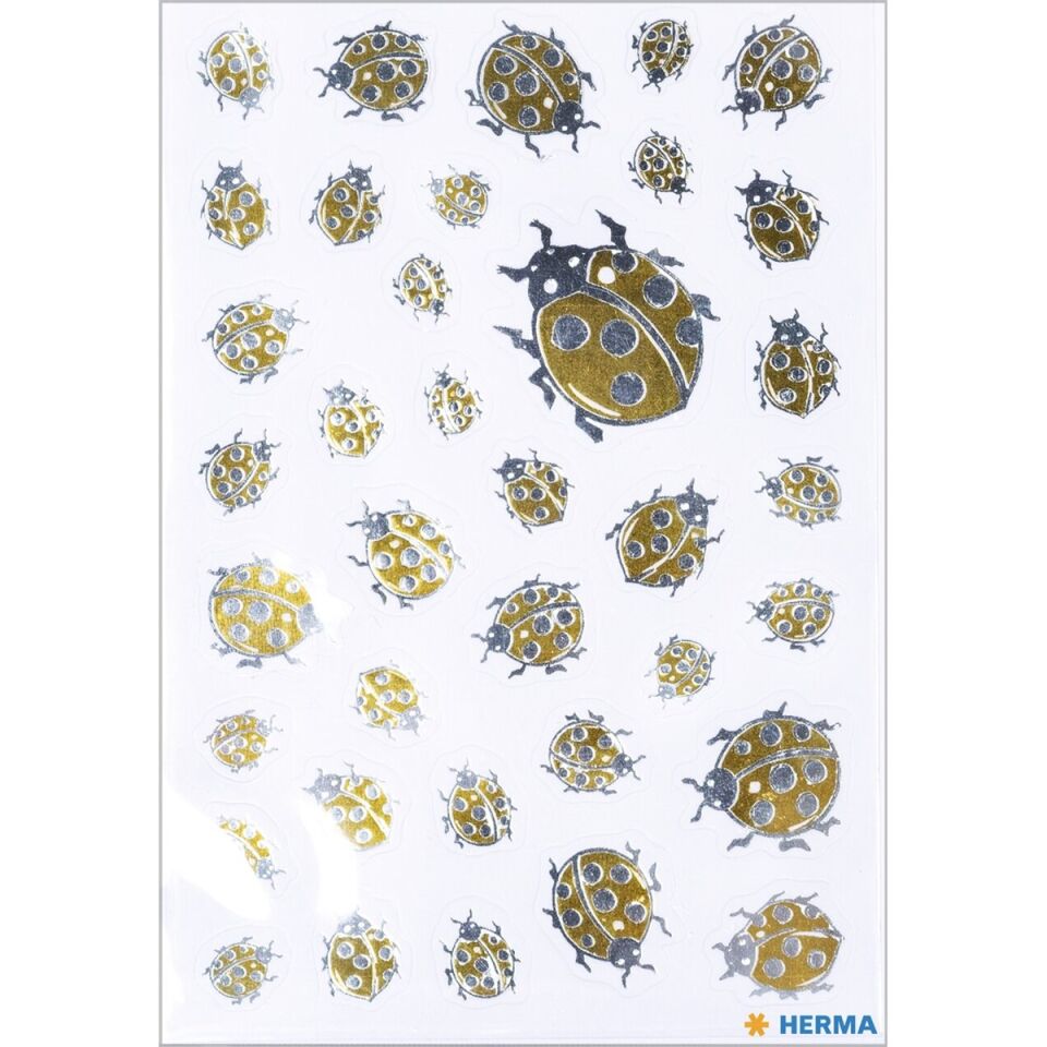 Herma Home Kreatif Etiket Altın Uğurböceği