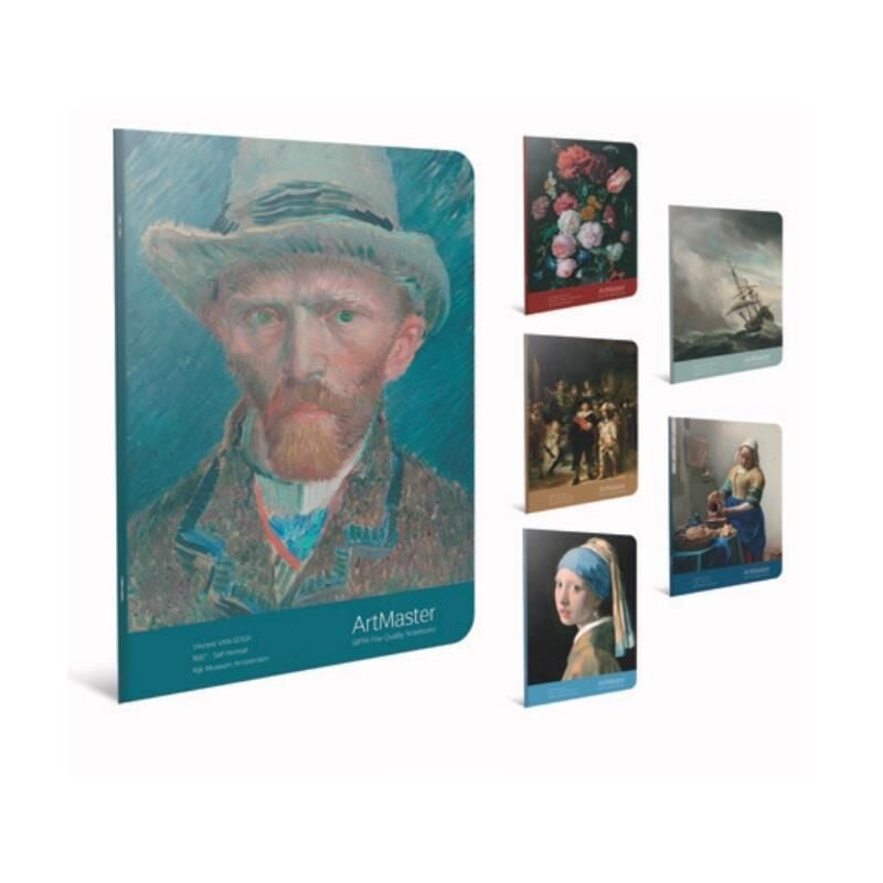 Gıpta Art Master Tel Dikişli Karton Kapak Defter A6 80 Yp Çizgisiz Düz