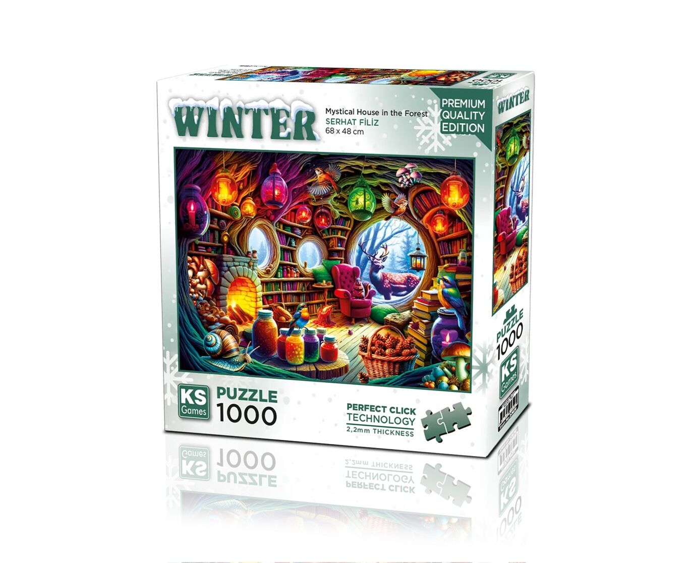 Ks Games Puzzle 1000 Mystical House İn The Forest