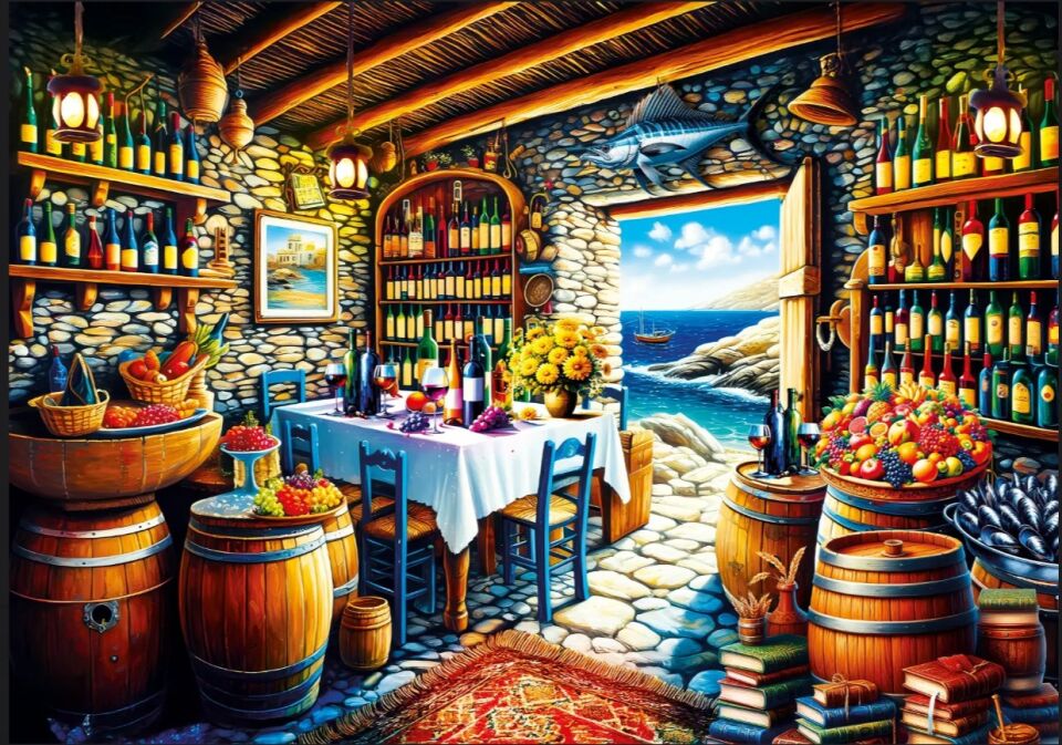 Ks Games Puzzle 1000 Wine House