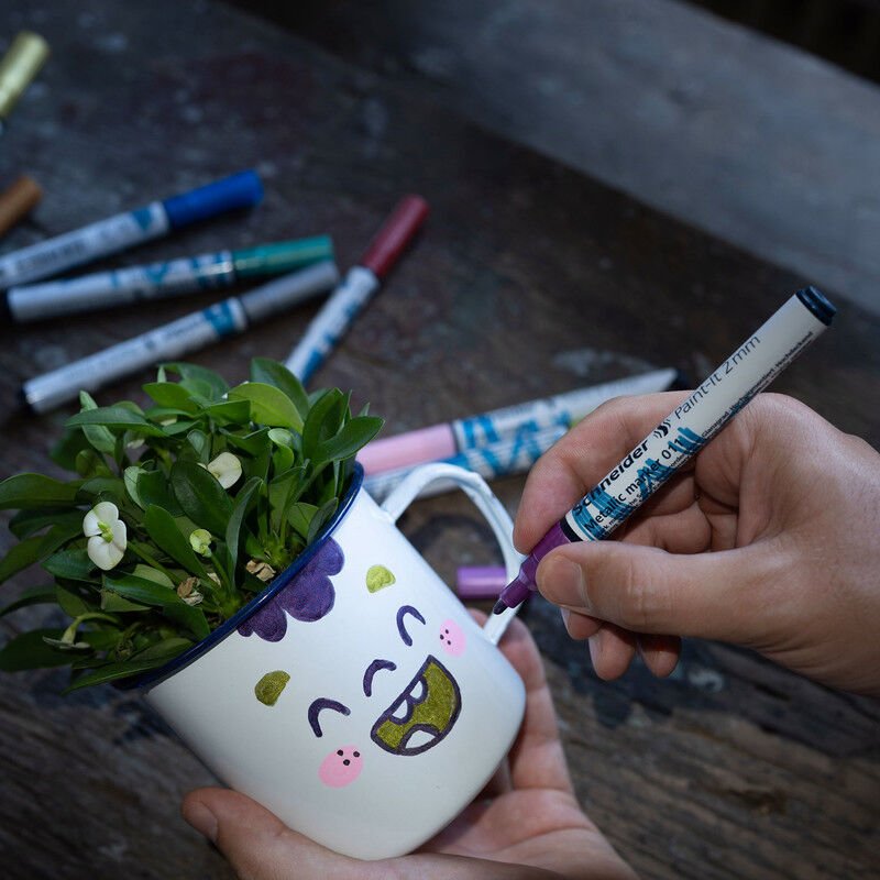 Schneider Metalik Marker 011 2 Mm Gümüş