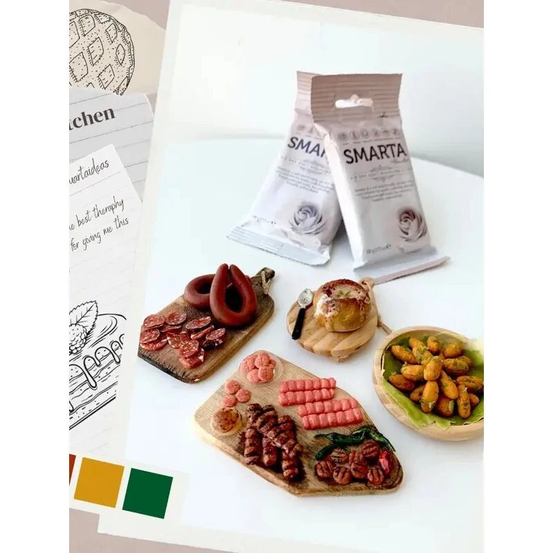 Nureart Smarta Havayla Kuruyan Modellemel Hamuru Bordo 100 Gr