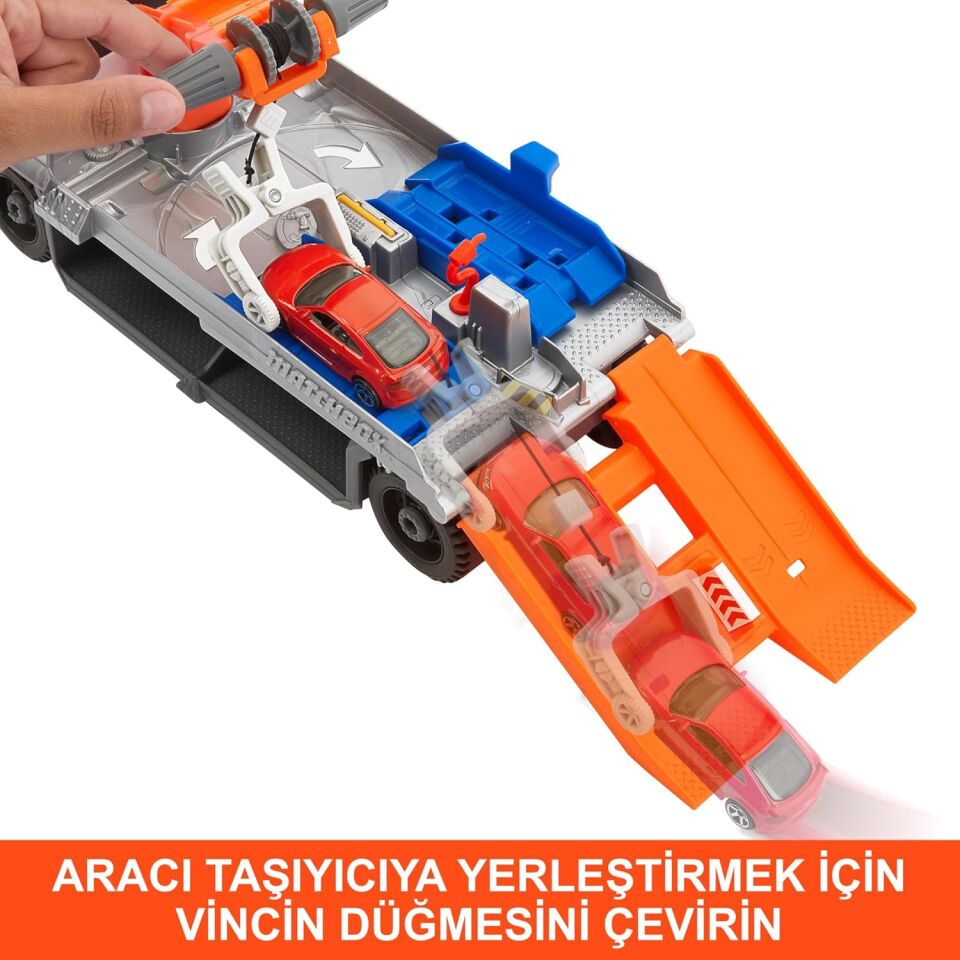 Mtl Matchbox Aksiyon Sürücüleri Çekici ve Tamir Kamyonu