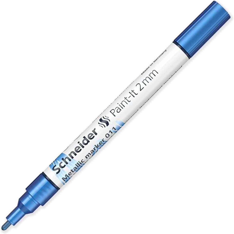 Schneider Metalik Marker 011 2 Mm Mavi