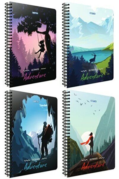 Gıpta Adventure Sp Karton Kp Defter 17x24 80 Yp Kareli