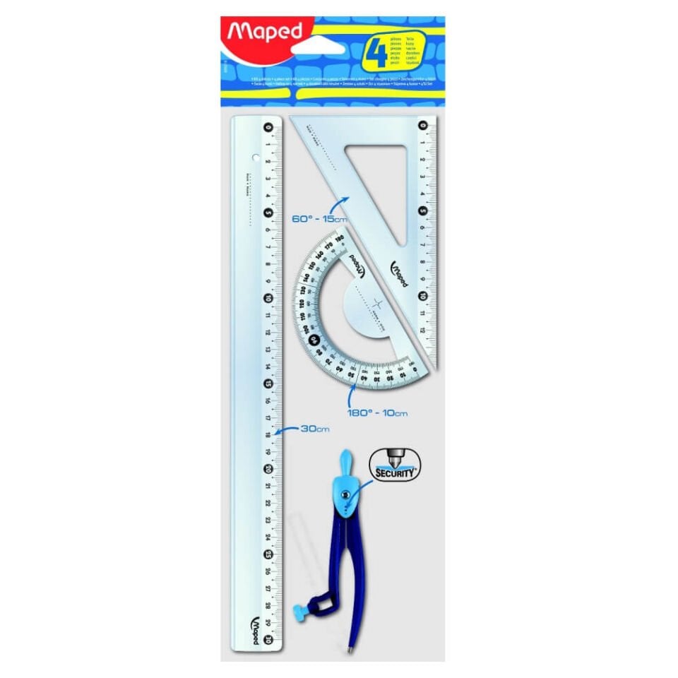 Maped Start 30 Cm Pergelli Maxi 4 lü Set