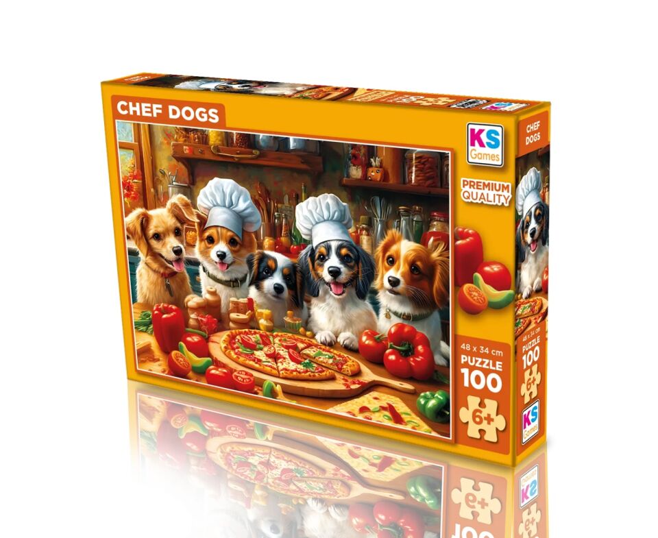 Ks Games Chef Dogs 100 Parça Puzzle